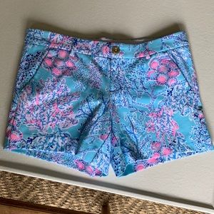 Lilly Pulitzer Callahan Knit Short Blue Ibiza